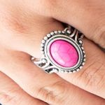 All The Worlds A STAGECOACH Pink Ring Photo 1