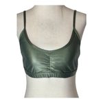 Koral Sports Bra Women Small Olive Green Element Shimmer Strappy Yoga Athletic Photo 5