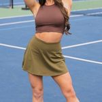Balance Athletica VITALITY Workout Skirt Skort Olive Green Size Small Photo 1