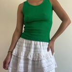Citi Wear Green Rib Knit Tank Top Photo 4