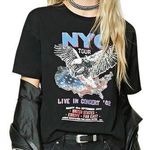 Forever 21  Lace-Up Graphic Tee Photo 0