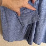 J. McLaughlin Blue Button Down Linen Blend Long Sleeve Shirt Top Women's Size M Photo 5