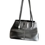 Fossil  Black Leather Shoulder Purse Handbag Photo 6