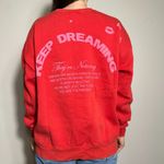 Wild Fable  Keep Dreaming Red Oversized Crewneck Sweatshirt Size Small Photo 1