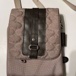 Mosey Life By Baggallini Caster Quilted Crossbody Bag Nylon Organizer Purse Brown Photo 2