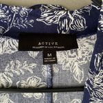 Active USA Active sz‎ M blue floral open kimono Photo 8