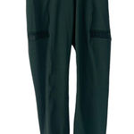 Nike Women's Size XS Green Yoga Lace Trim High Waisted Crop Leggings Photo 0