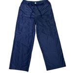 STAUD Navy Blue Camila Trousers Lounge Pants Cargo Wide Leg Loose Pockets US 2 Photo 4