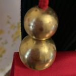 Paloma Picasso vintage shoulder evening bag in red / gold Photo 8