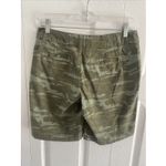 Caslon  Women's 2 Green Camo Bermuda Shorts NEW 9" Cotton Stretch Photo 4