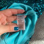 Lulus NWOT  Glittering Nights Aqua Blue Sequin Off-the-Shoulder Mini Dress Photo 7