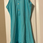 Womens Ralph Lauren Rugby Turquoise Sleeveless Polo Shirt Blue Size M Photo 0