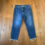 Old Navy  high rise OG straight raw hem jeans size 16 Photo 2