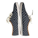 Keds Women's Navy Blue White Polka Dot Canvas Sneakers Shoes Sz 9 Photo 1