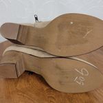 Lands' End Women Ankle Boots Size 10 Brown Tan Suede Zip Up Block Heel Casual Photo 9