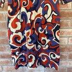 J. McLaughlin NWOT Abstract Print Midi Shift Dress Half Sleeve Pockets Small Photo 8