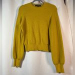 Marc New York  Mustard Yellow Knit Sweater Medium Photo 6