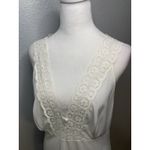 Vintage Nightgown/Robe Womens M 14/16 White Lace Nylon Long Peignoir Set Sears Size M Photo 11