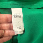 Lucky Brand Embroidered Detail Bright Green Tank Top Lined Blouse - Size Medium Photo 8