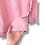 Free People We The Free Pink Casey Ribbed Knit Mock Neck Tunic Longline Sweater Photo 6