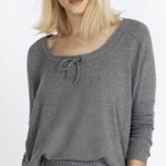 Johnny Was Calmé Sweater Tunnel Drawstring Crop Sweater in Gray Sz XS NWT Photo 1