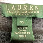Ralph Lauren Lauren  Womens Check Knit Mini Sweater Dress Black Ivory XS Preppy Photo 2