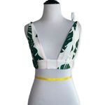 Oh Polly tropical leaf bralette top women’s size 2 Photo 1