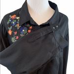 FOR THE REPUBLIC  black embroidered button down Photo 2