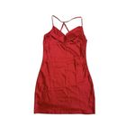 WYLDR  superstitious cowl neck slip red mini dress small Photo 1