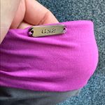 Lole strapless one piece swimsuit grey pink great bra support Medium NWOT Photo 2