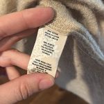 Soft Surroundings cream tan colorblock mock neck wool blend sweater Photo 4