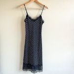 Michael Kors MICHAEL BLACK OPENWORK TRIM DRESS SLIP Size XXS V Neck Photo 2