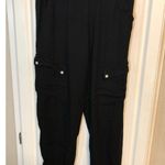 Xhilaration  black ankle cut cargo pants, size Small Photo 1