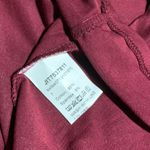 SheIn Burgundy Mock Neck Blouse Photo 7