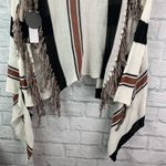 Amuse Society  Fringe Open Front Waterfall Cardigan XS NWT Photo 7