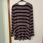 Lane Bryant Striped Faux Wrap Sweater Blouse Size 22/24 Photo 1