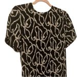 Tuckernuck Hyacinth House Black Short Sleeve Print Rowan Midi Dress Size XS Photo 6