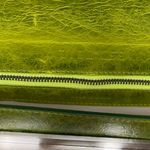 Dion Lee Corner Cut Out Shoulder Bag Italian Calfskin Lime Green Silver Chain Photo 7