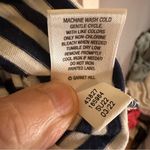 Garnet Hill Weekender Cropped Boxy Striped Short Sleeve T Shirt XS Photo 6