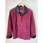 Vintage Reed Leather Sportswear Burgundy Genuine Leather jacket Red Size L Photo 1