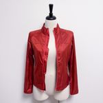 Brooks Rosewood Beet Fusion Hybrid Zip Up Packable Lightweight Jacket Medium Photo 2