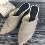 Rag and Bone  Tan Suede Leather Heel Mule Shoes 8.5 Photo 1