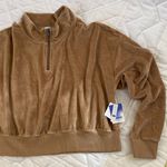 Abound NWT Cropped Velour Sweatshirt Photo 0
