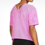Nike  Air Bright Pink Mesh Short Sleeve Shirt Photo 1