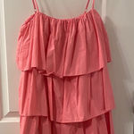 Day+Moon Pink Ruffle Dress Photo 0