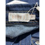 NEW Billy J Raz Blue Denim Collared Short Sleeve Button Down Mini Shirt Dress 14 Photo 2