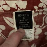 Patagonia Vintage  Size 6 Beachcomber Pants Floral Print Brown White Cropped Photo 3