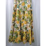 Farm Rio Biriba Tropical Fruit Maxi Skirt + Top (NWT) Yellow Multicolored Size M Photo 2