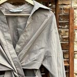 ZARA Women’s Front Cut Out Detail Long Sleeve Blouse Photo 3