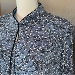 Alex Evenings  Mandarin Neck Twinset Tank Top and Jacket Wedgewood Blue Gray 1X Photo 13